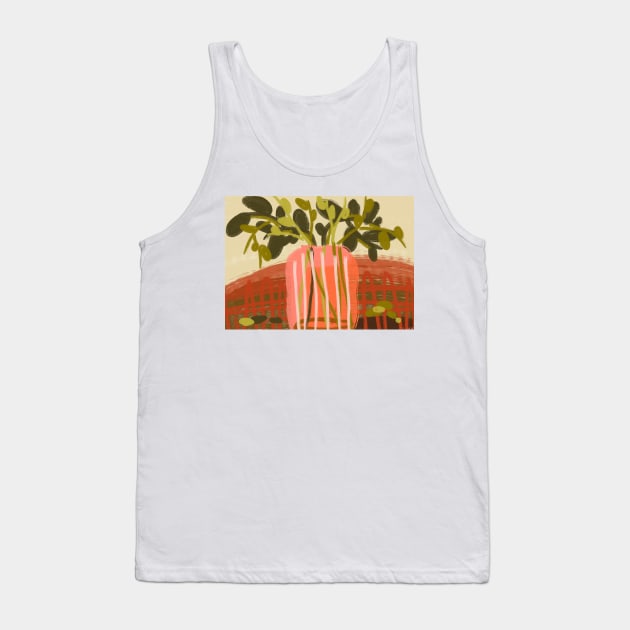 Red Vase still life scene Tank Top by Hyssopartz